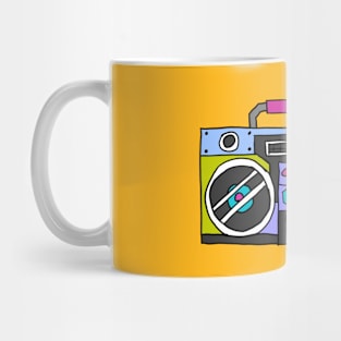 Miniature boombox Mug